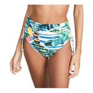 Red Carter Laith High Waist Bikini Bottom NWT